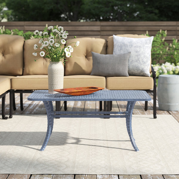 Three Posts™ Jerseyville Aluminum Coffee Table Wayfair